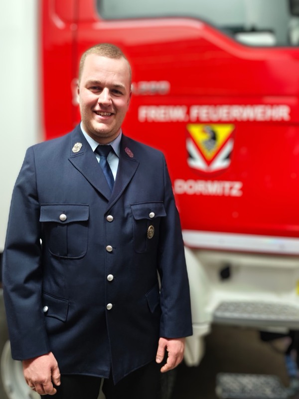 Portrait von Maximilian Menge, Stv. Kommandant
